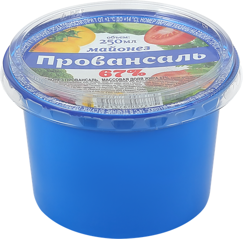 Майонез Провансаль 67%, 250мл, фото