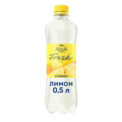 Вода питьевая AQUA MINERALE Juicy Лимон негазированная, 0.5л, фото