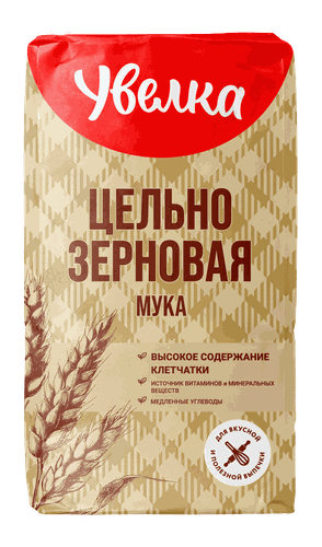 Мука пшеничная цельнозерновая, 1,9кг, фото