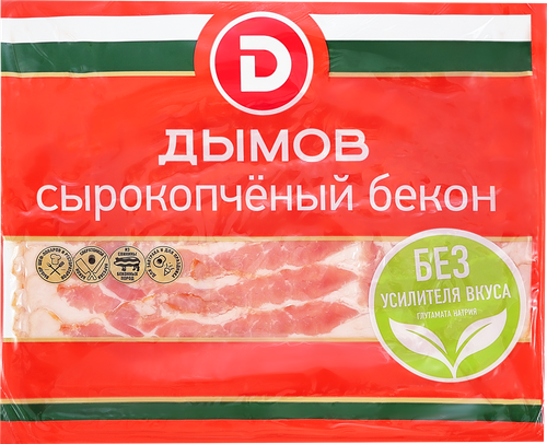 Бекон сырокопченый ДЫМОВ, нарезка, 150г, детальное фото