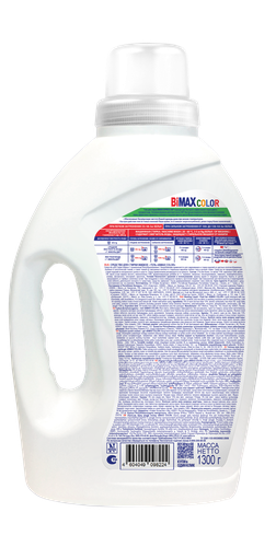 Гель для стирки BIMAX 100 пятен, 1,3кг, вид