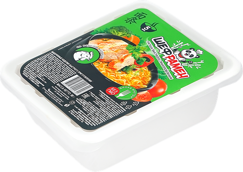 Лапша ШЕФ РАМЕН со вкусом курицы, 90г, крупный план