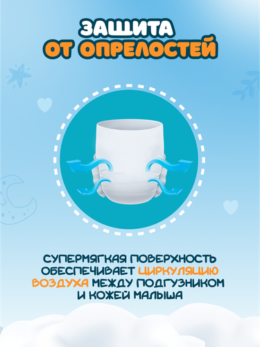 Подгузники-трусики LITTLE JOY Макси 9–14кг, 18шт, крупный план
