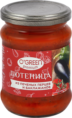 Лютеница O`GREEN Premium, 270г, детальное фото