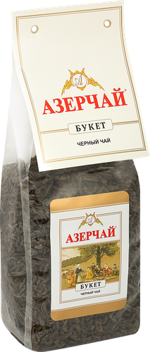 Чай черный АЗЕРЧАЙ Букет, листовой, 200г, вид
