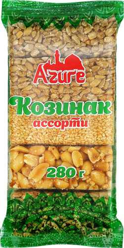 Козинак Азур ассорти, 280г, вид