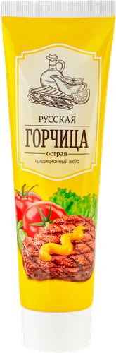 Горчица Русская острая, 90г, вид