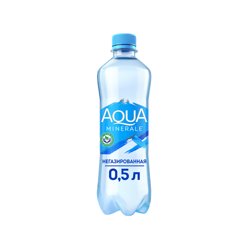 Вода питьевая AQUA MINERALE негазированная вода, 0.5л, фотография