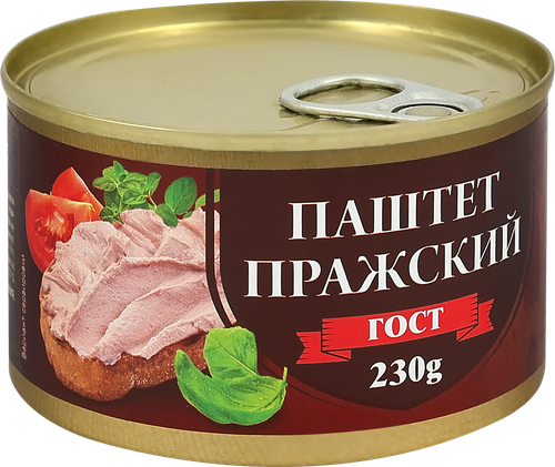 Паштет Пражский ГОСТ, 230г, фотография