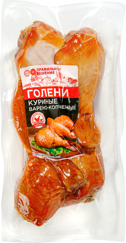 Голени куриные копчено-вареные ПРАВИЛЬНОЕ РЕШЕНИЕ, весовые, картинка
