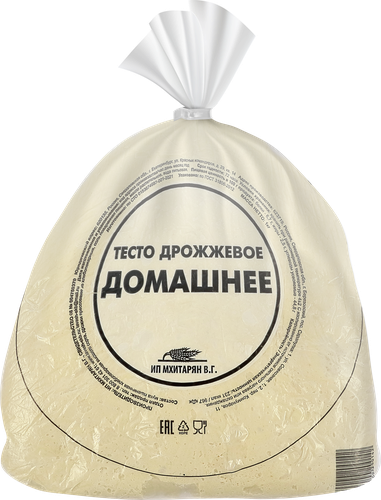 Тесто дрожжевое ИП МХИТАРЯН Домашнее, 1кг, изображение
