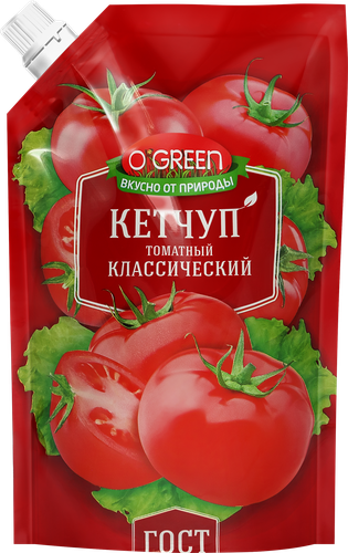 Кетчуп O`GREEN Томатный, 320г, фото
