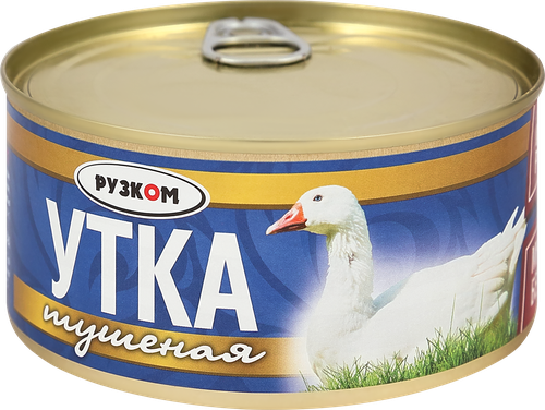 Утка тушеная РУЗКОМ ГОСТ, 325г, детальное фото