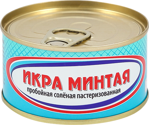 Икра минтая НЕВОД пастеризованная, 120г, детальное фото