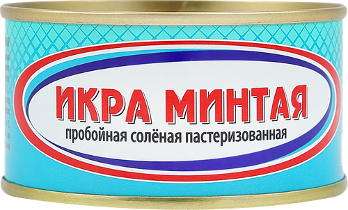Икра минтая НЕВОД пастеризованная, 120г, картинка