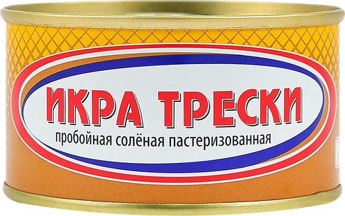 Икра трески НЕВОД пастеризованная, 120г, фото