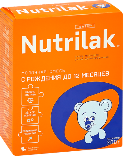 Смесь молочная NUTRILAK с 0 месяцев, 300г, картинка
