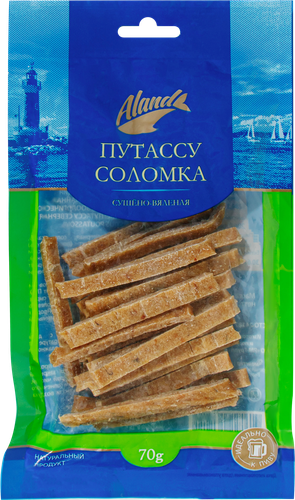 Путассу сушеная АЛАНД соломка, 70г, фотография