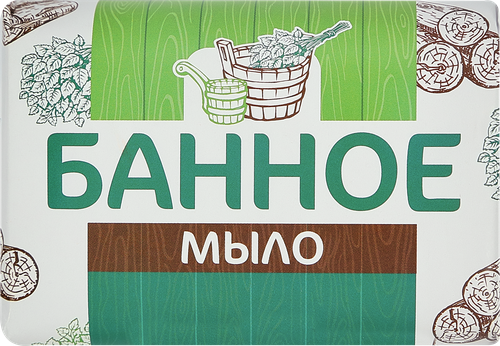 Мыло туалетное Банное, 150г, фотография