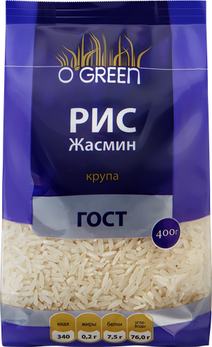 Рис O`GREEN Жасмин, 400г, фотография