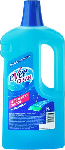 Средство для мытья пола EVERCLEAN Свежесть океана, 1л, изображение