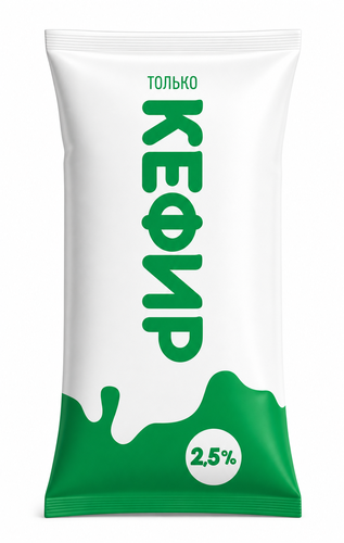 Кефир Только 2,5% пл. 800г. PL БЗМЖ, изображение