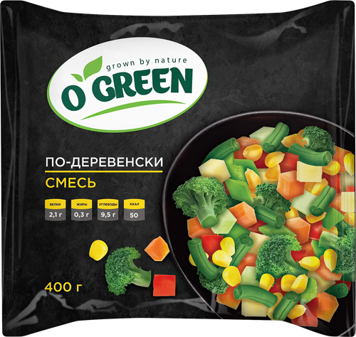 Смесь овощная O`GREEN По-деревенски, 400г, фото