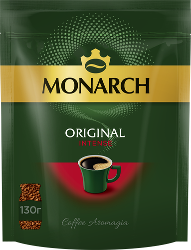 Кофе растворимый MONARCH Original Intense натуральный сублимированный, 130г, изображение