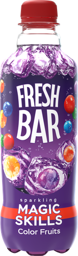 Напиток FRESH BAR Мэджик Скиллс сильногазированный, 0.48л, крупный план