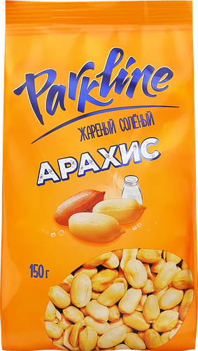 Арахис ПАРКЛАЙН жареный соленый, 150гPL, вид