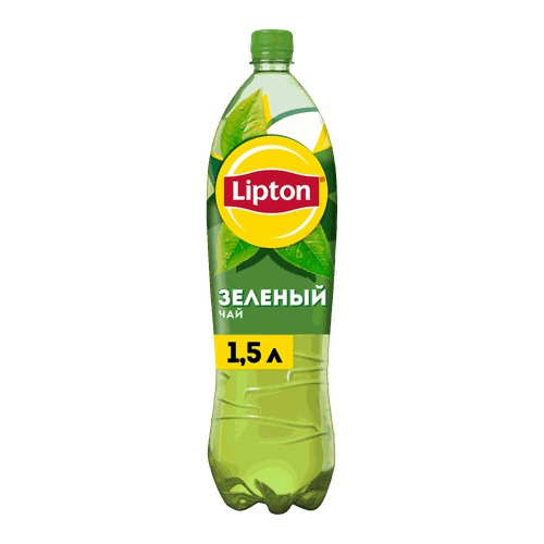 Напиток LIPTON Холодный зеленый чай негазированный, 1.5л, изображение
