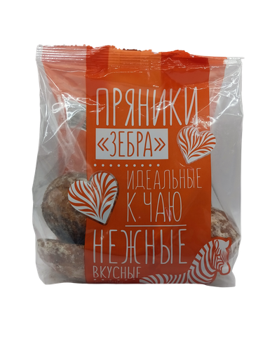 Пряники ЧАЙНАЯ КОЛЛЕКЦИЯ Зебра, 300г, фотография