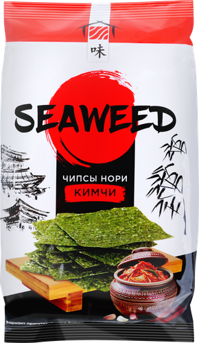 Чипсы нори со вкусом кимчи, 4,5г, вид