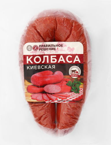 Колбаса полукопченая ПРАВИЛЬНОЕ РЕШЕНИЕ Киевская, 350г, фотография