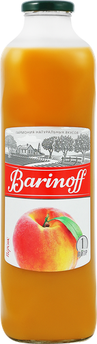 Нектар BARINOFF Персиковый с мякотью, 1л, фотография