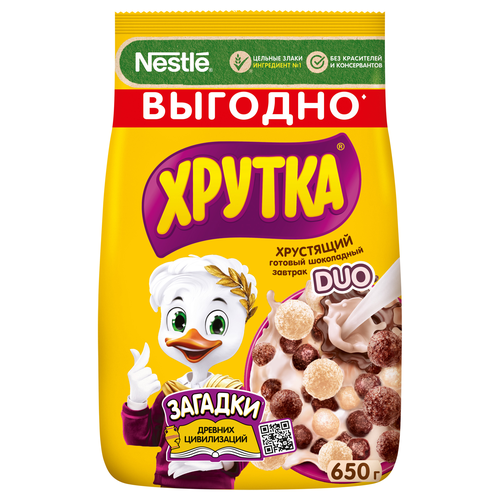 Готовый завтрак ХРУТКА Duo, шарики, 650г, вид