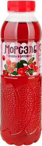 Напиток МОРСЭЛЬ Клюква и брусника негазированный, 0.46л, вид