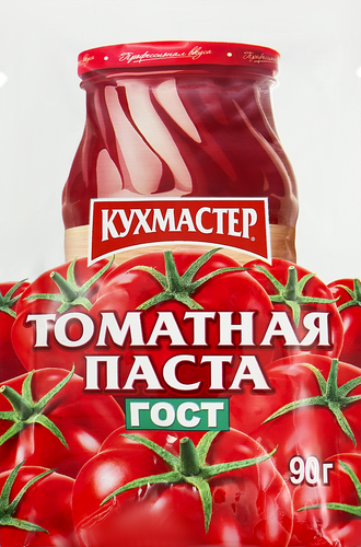 Паста томатная КУХМАСТЕР ГОСТ, 90г, детальное фото