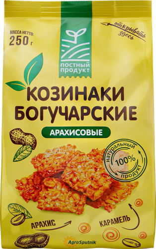 Козинаки БОГУЧАРСКИЕ Арахисовые, 250г, фотография