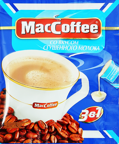 Напиток кофейный МАККОФЕ Сгущенка 3в1, 20г, вид