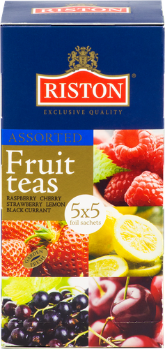 Чай черный RISTON Assorted Fruit Teas Фруктовое ассорти, 25пак, вид