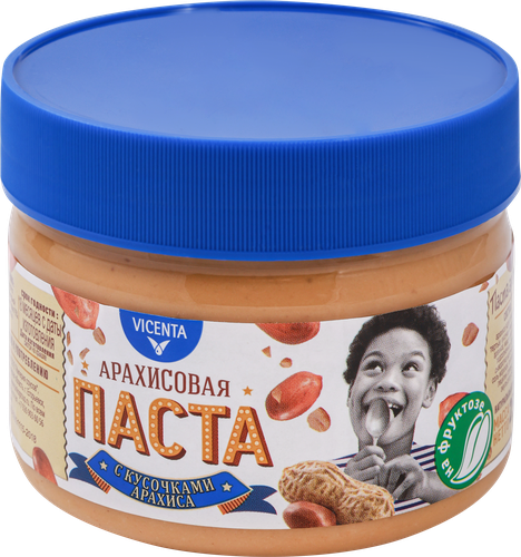 Арахисовая паста с кусочками 250г., картинка