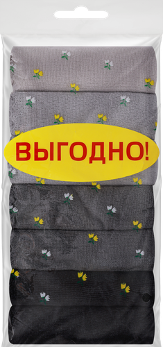 ВЫГОДНО! Набор салфеток из микрофибры 7 штук PL, картинка