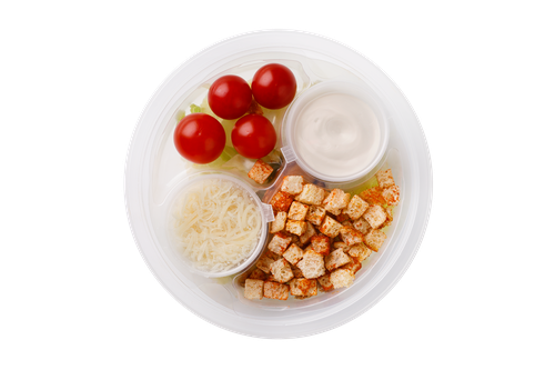 Салат Цезарь КИТЫ ЕДЫ с курицей 200г, шт., фотография
