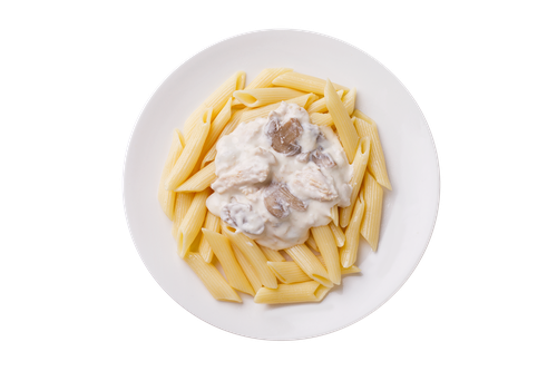 Пенне КИТЫ ЕДЫ с курицей и шампиньонами 230г,шт, крупный план