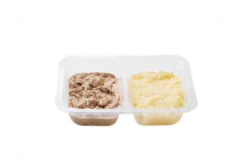 Гуляш из курицы КИТЫ ЕДЫ с пюре картофельным лоток 250г., шт., вид