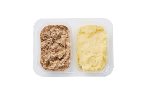 Гуляш из курицы КИТЫ ЕДЫ с пюре картофельным лоток 250г., шт., изображение