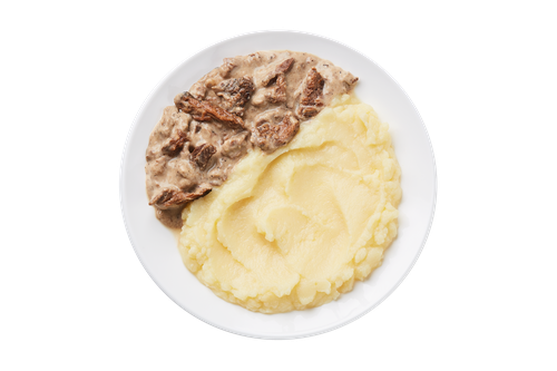 Гуляш из курицы КИТЫ ЕДЫ с пюре картофельным лоток 250г., шт., фотография
