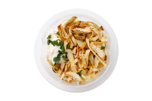Салат Блинный КИТЫ ЕДЫ с курицей 160г, шт., вид