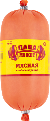 Колбаса вареная ПАПА МОЖЕТ Мясная, 400г, изображение